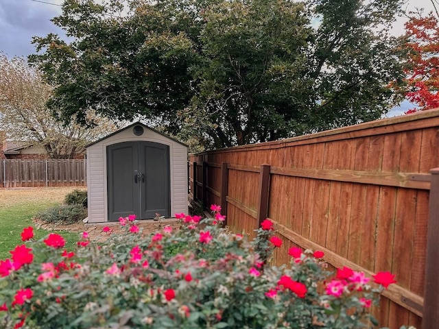 view of outdoor structure