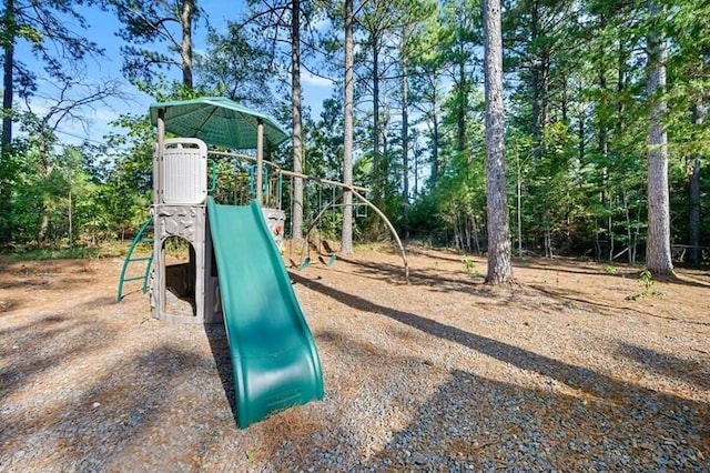 view of jungle gym