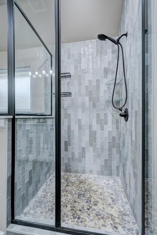 bathroom with walk in shower