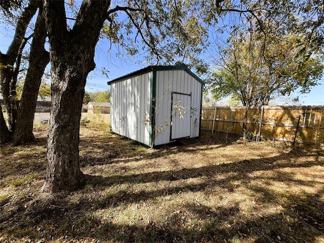 view of outdoor structure