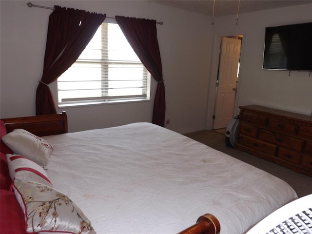 bedroom with carpet flooring