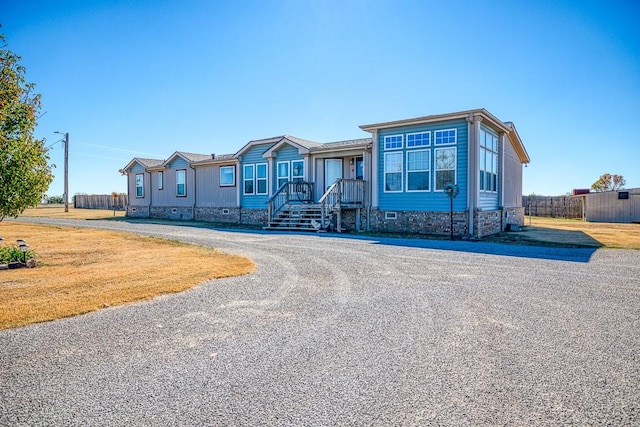 view of manufactured / mobile home