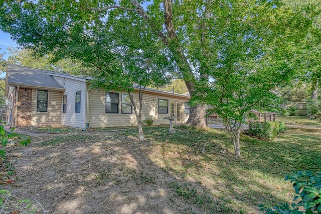 view of front of property with brick siding