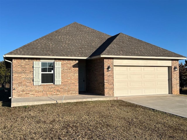 ranch-style house with a garage