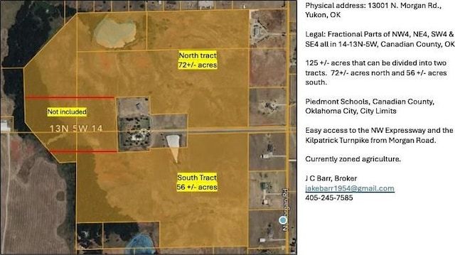 13001 N Morgan Rd, Yukon OK, 73099 land for sale