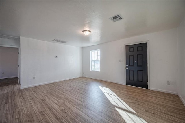 interior space featuring wood-type flooring