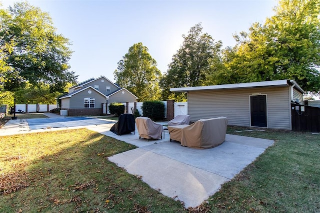 exterior space with a patio area