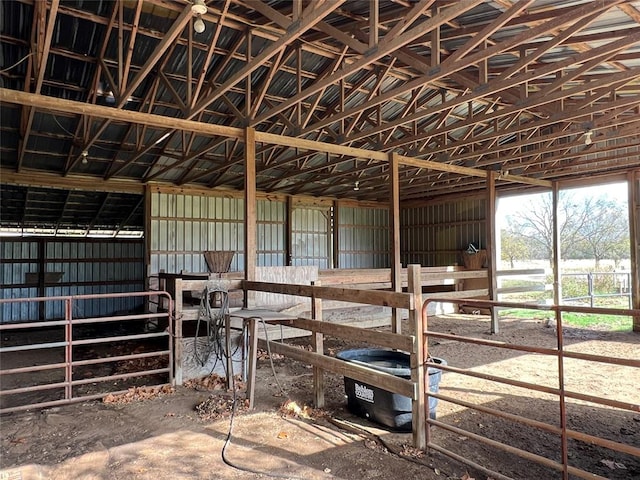 view of stable