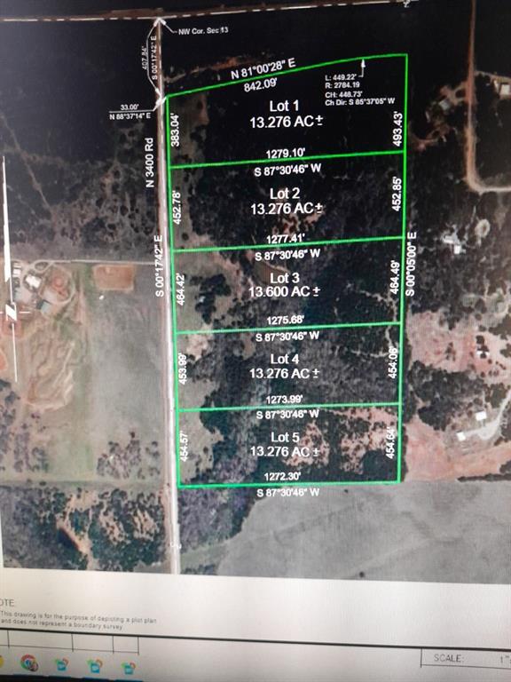 N 2nd Unit 3400, Tryon OK, 74824 land for sale