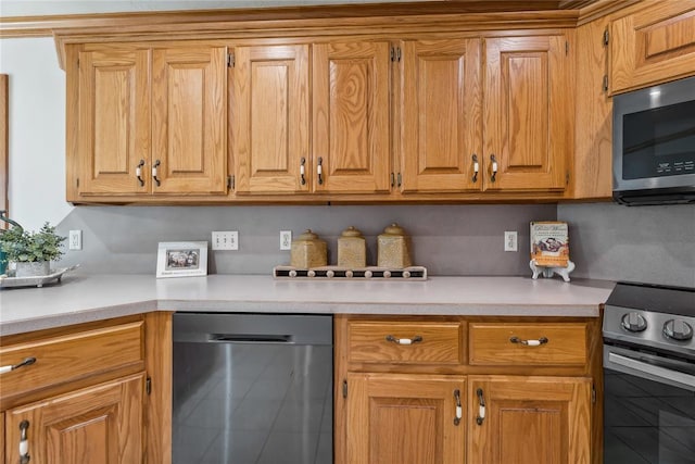 kitchen featuring appliances with stainless steel finishes