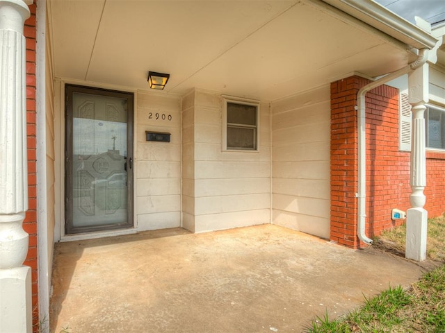 view of entrance to property