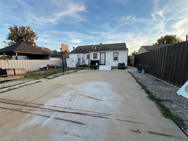 back of house featuring a patio area