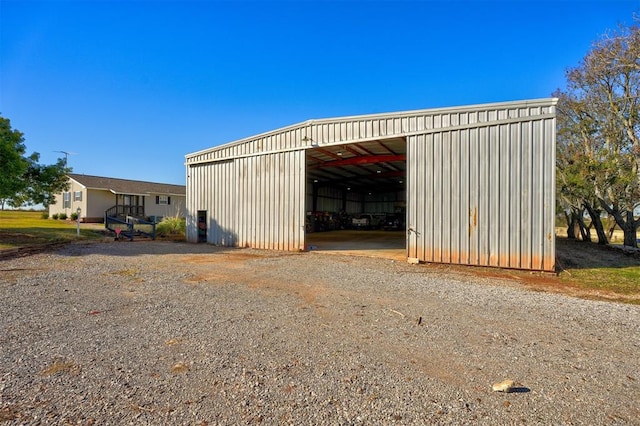 view of outbuilding