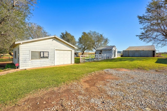 exterior space with a lawn