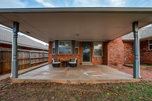 view of patio