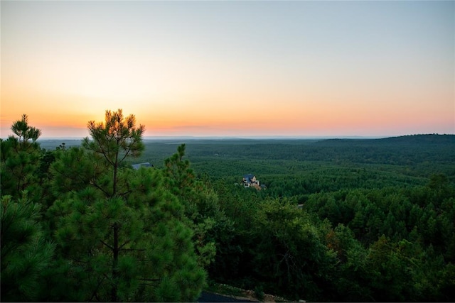 view of nature at dusk