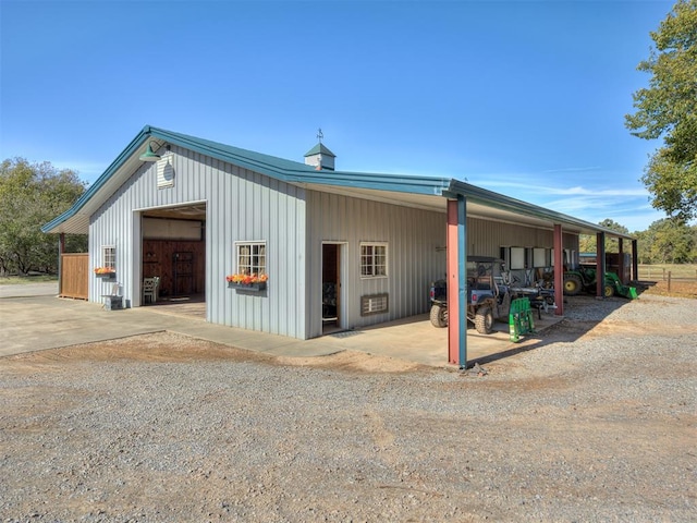 view of outbuilding