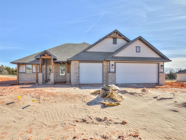 craftsman-style house featuring a garage