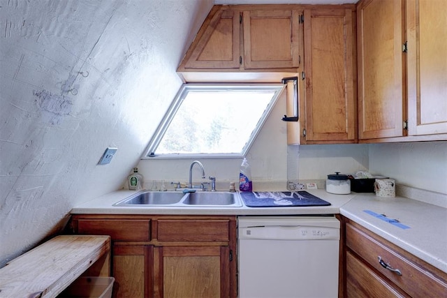 kitchen with dishwasher and sink