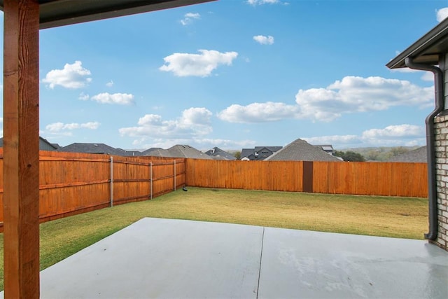 2200 El Cajon St, Edmond, OK 73034 - fenced backyard with a patio area