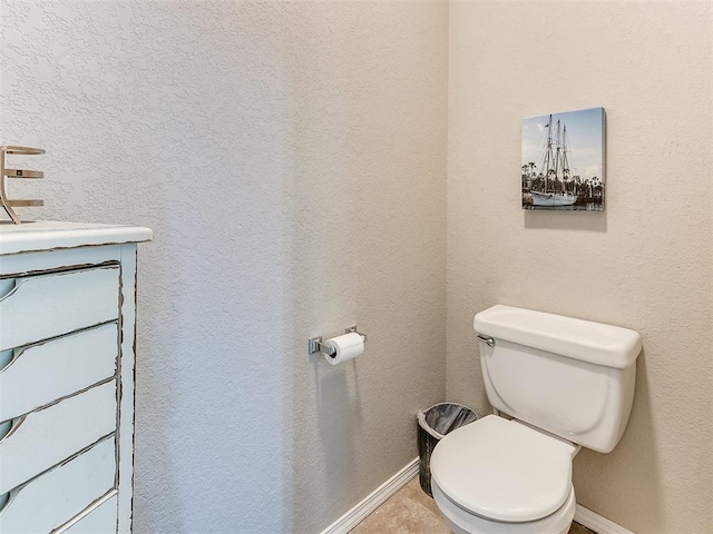 bathroom featuring toilet