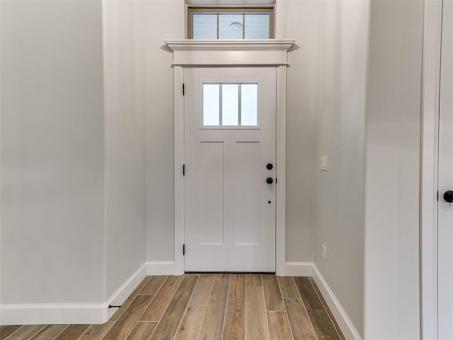 view of foyer entrance