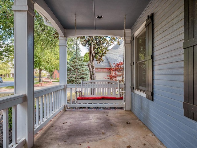 view of patio / terrace featuring a porch