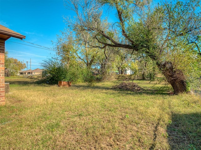 view of yard