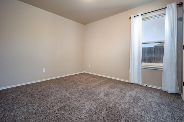 spare room with carpet