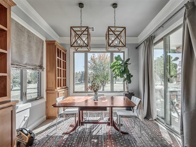 sunroom with a healthy amount of sunlight