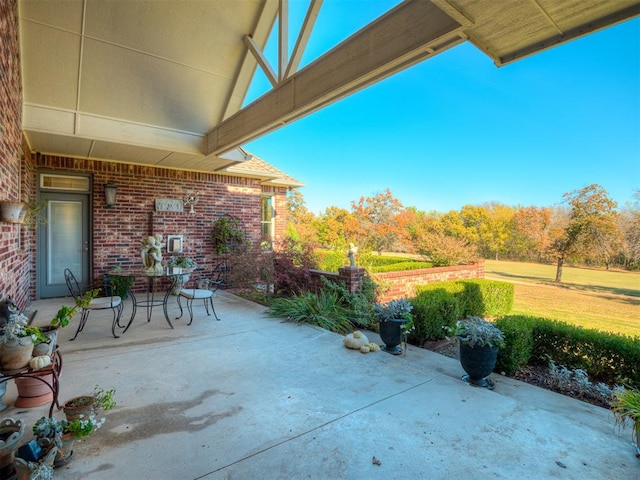 view of patio