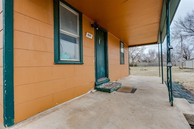 view of patio