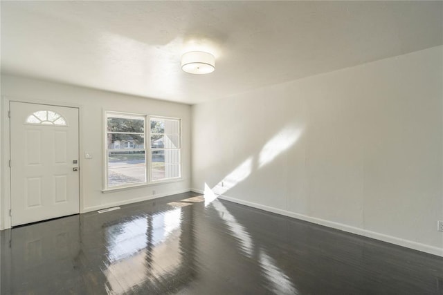 entryway featuring dark hardwood / wood-style floors