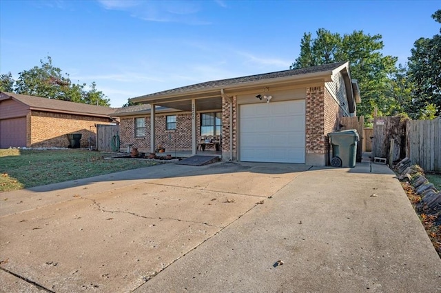 view of ranch-style home