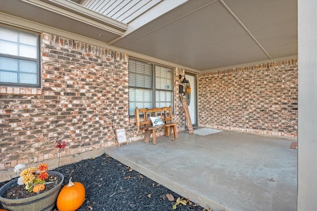 view of patio / terrace with a porch