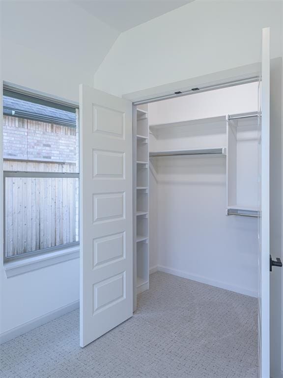 view of closet