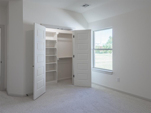 view of closet