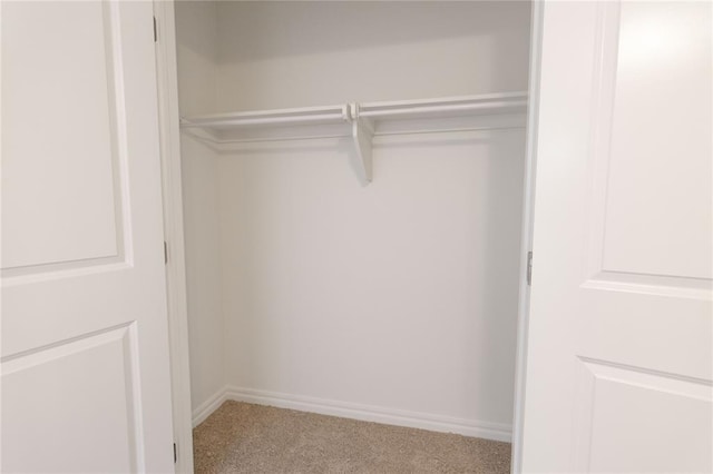 view of closet