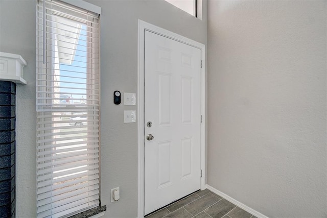 view of foyer entrance