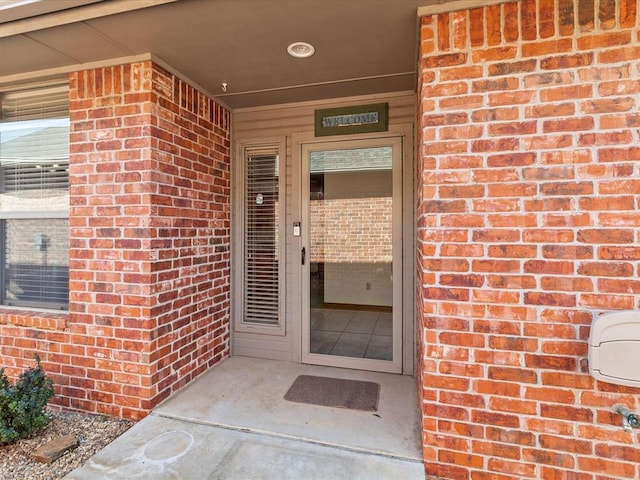 view of entrance to property