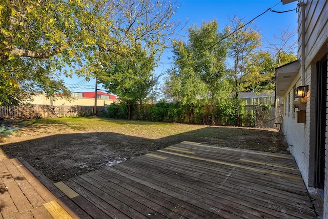 view of deck