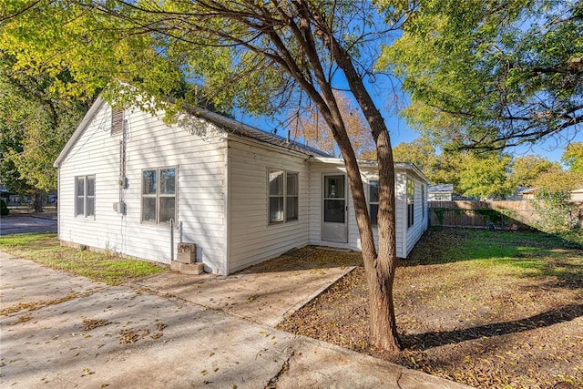 view of property exterior