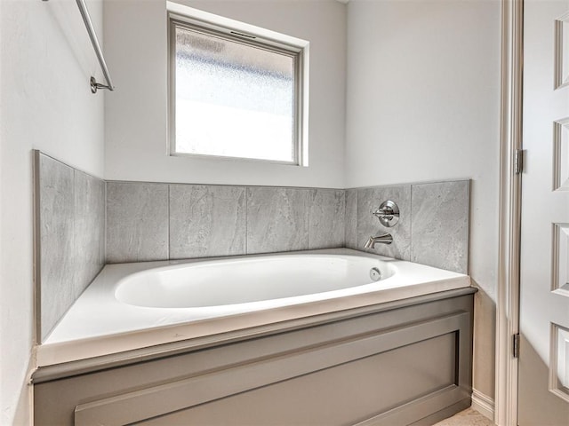 bathroom with a bathtub