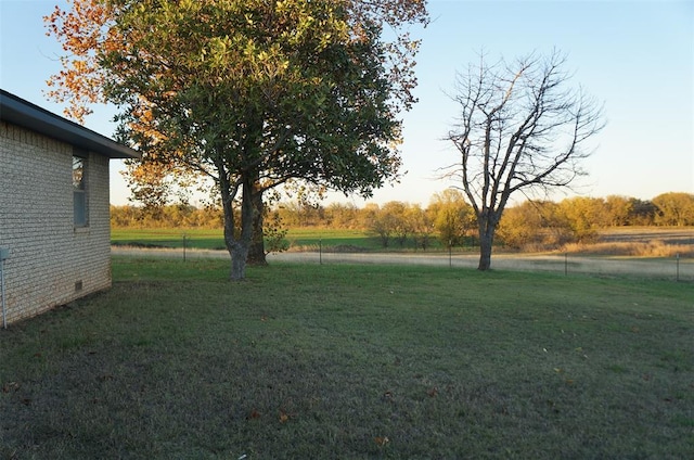 view of yard