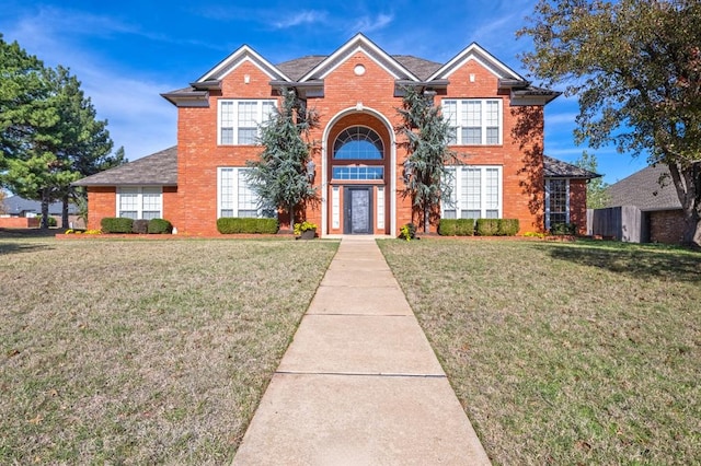 view of front property with a front yard