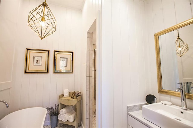 bathroom with sink and a bathtub