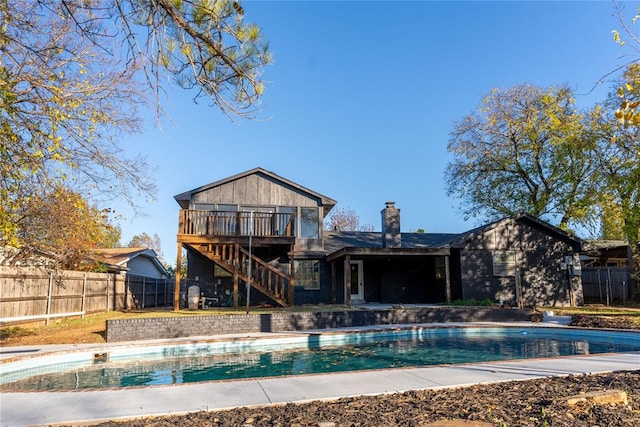 view of rear view of house