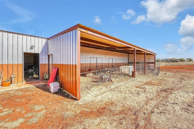 view of stable