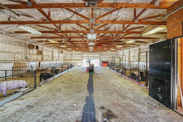 view of horse barn