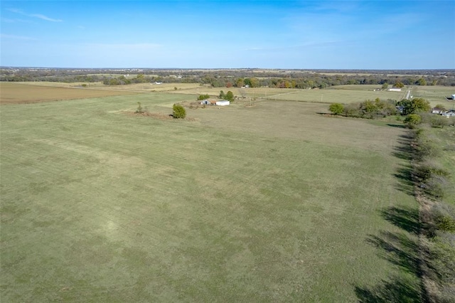 drone / aerial view featuring a rural view